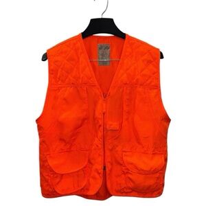 MASTER SPORTSMAN Youth XL Blaze Orange Hunting Vest Safety Upland Gear Outdoor